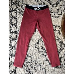 Nike Cropped Leggings, Ribbed